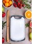 Luxury 1 Adet Plastik, Kaydırmaz, Kesme Panosu/ Kesme Tahtası Gri&beyaz 40X24 1 Adet 4