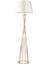 S Retro Lambader Köşe Lambası Mat Gold Krem Başlık 45 cm Başlık 1
