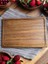 Luxury Masif Et Tahtası Steak Board - Oluklu Doğrama Tahtası Büyük Boy 40 x 27,5 cm Tek Parça - Yekpare 1 Adet 3