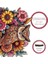 - Ahşap Puzzle Yetişkinler Için - Çiçekli Baykuş Benzersiz Parçalı Puzzle - 300 Parça Ahşap Yapboz - Yapıştırıcı Folyo Dahil - Dekoratif Ahşap Puzzle - 29X33 cm - Wz-07 3