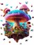 - Ahşap Puzzle Yetişkinler Için - Mantar Adası Benzersiz Parçalı Puzzle - 290 Parça Ahşap Yapboz - Yapıştırıcı Folyo Dahil - Dekoratif Ahşap Puzzle - 29X38 cm - Wz-03 2