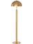 Noa Eskitme Gold Mushroom Lambader Modern Dekoratif Metal Oturma Odası Çalışma Odası Zemin Lambası 2