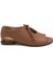 Hakiki Deri Taba Bağcıklı Oxford Sandalet – 2cm Topuk 1