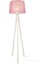 Tripod Ahşap Üç Ayaklı Lambader Krem Ayak / File Pembe Şapka 3