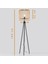 Tripod Ayaklı Kafes Lambader Gold 5