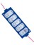 Modül LED 12V 4W Mavi 3030 10 x 53.8mm IP65 260-280LM 180 Derece (4172) 1