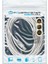 USB Yazıcı Kablosu 5 mt 2.0 Şeffaf SL-U2005 * AC-UP05 (4172) 2