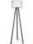 Tripod Krem Başlık ve Kahve Ayaklı Lambader 4