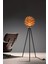 Lotus Metal Ayaklı Yerpuar Anahtarlı Ahşap Modern Tripod Üç Ayaklı Lambader Aydınlatma 1