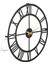 Duvar Saati 50CM Sessiz Mekanizma Siyah Metal Kasa Modern Tasarım - Roma Rakamlı 50 Mds-50 3