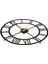 Duvar Saati 50CM Sessiz Mekanizma Siyah Metal Kasa Modern Tasarım - Roma Rakamlı 50 Mds-50 5