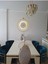 Xxl Timelless Kristal LED (3 Pil ile Berber Gelir ) (Quartz ), Dekoratif Metal Ledli Duvar Saati 5