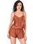 Tarçın Saten Babydoll Şort Takımı 2