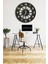 Dekoratif Gold Aynalı Duvar Saati 50X50CM + Yaşam Ağacı Tablo 5