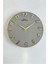 Dekoratif Aynalı Plexiglass Türkçe Rakam Duvar Saati Sessiz Mekanizma 37X.37CM ( Antrasit-Gold ) 3
