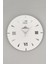Özel Dekoratif Roma Rakamlı Aynalı Duvar Saati Beyaz & Gümüş Sessiz Mekanizma 37X37CM 2