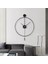 (Xxl 75X105) Siyah Tiktok (Quartz Mekanizmalı)- Siyah 35 cm Akrep Yelkovan , Duvar Saati 2