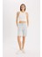 Regular Fit Normal Bel Düz Paça Bermuda Şort W9369AZ25SM 2