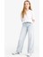 Kız Çocuk Relax Fit Bisiklet Yaka Basic Düz 2'li Kısa Kollu Tişört D9431A825SM 3