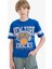 Erkek Çocuk NBA New York Knicks Bisiklet Yaka Kısa Kollu Tişört E4839A825SM 1