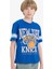 Erkek Çocuk NBA New York Knicks Bisiklet Yaka Kısa Kollu Tişört E4839A825SM 3