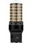 Araba 3014 144SMD Canbus T20 7440 W21W LED Ampuller Dönüş Sinyal Lambaları Park Freni Lambası Geri Vites Lambaları 6000K Sarı (Yurt Dışından) 1