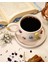 Rengarenk Papatya Temalı 24K Altın Süslemeli Seramik Mug 5