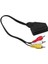 Scart Adaptör Dişi/rca Erkek 20 cm Kablo 1