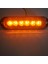 Adet 6led LED Işık Başlığı Acil Durum Işaret Tehlike Uyarı Işığı Flaş Dikkat Strobe Işık Çubuğu Araba Kamyon 12-24V Turuncu (Yurt Dışından) 5