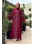 Taş Detaylı Abiye Elbise 3915 Bordo 1