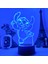 Lilo & Stitch Karikatür 7/16 Renk Yaratıcı 3D Lamba Anime Figürü LED Gece Lambası Dokunmatik Masa Lambası Süsleri Çocuk Oyuncakları Hediyeler (Yurt Dışından) 1