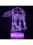 Anime Yoda Bebek 3D Lamba LED Illüzyon Gece Lambası Renk Değiştiren Lampara Çocuklar Için Yatak Odası Dekor Gece Lambası Manga Groot Masa Lambası (Yurt Dışından) 1