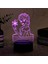 Disney Frozen Prenses 3D Görsel Lamba Anna Elsa Olfa Figürü LED Gece Lambası Akrilik Illüzyon Masa Lambası Ev Dekoru Çocuk Oyuncakları (Yurt Dışından) 4