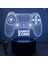 Neon Gamer 3D Lamba LED Gece Lambası Oyun Kurulumu Rgb Çocuk Lambaları Oyuncu Odası Dekorasyonu Yatak Odası Masa Lambası Kişiselleştirilmiş Hediyeler (Yurt Dışından) 1
