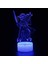 Anime Yoda Bebek 3D Lamba LED Illüzyon Gece Lambası Renk Değiştiren Lampara Çocuklar Için Yatak Odası Dekor Gece Lambası Manga Groot Masa Lambası (Yurt Dışından) 1