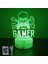 Neon Gamer 3D Lamba LED Gece Lambası Oyun Kurulumu Rgb Çocuk Lambaları Oyuncu Odası Dekorasyonu Yatak Odası Masa Lambası Kişiselleştirilmiş Hediyeler (Yurt Dışından) 1