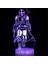 Anime Yoda Bebek 3D Lamba LED Illüzyon Gece Lambası Renk Değiştiren Lampara Çocuklar Için Yatak Odası Dekor Gece Lambası Manga Groot Masa Lambası (Yurt Dışından) 1