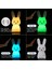 Çocuk Odası Için Gece Lambası Sevimli Tavşan Lambası Kreş Kız Erkek Çocuk Kawaii Odası Dekoru USB Silikon Tavşan Gece Lambası Için Hediyeler (Yurt Dışından) 3