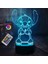 Disney Stitch 3D Gece Lambası Karikatür Stitch USB Dokunmatik Masa Lambası Uzaktan Kumanda Oda Dekorasyonu Gece Lambası Noel Hediyeleri (Yurt Dışından) 1