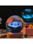 3D Kristal Işıklar Lamba Parlayan Gezegensel Galaksi Gece Lambası Kristal Küre Gece Işıkları Başucu Lambası Ev Dekoru Noel Hediyesi (Yurt Dışından) 2