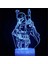 Anime Yoda Bebek 3D Lamba LED Illüzyon Gece Lambası Renk Değiştiren Lampara Çocuklar Için Yatak Odası Dekor Gece Lambası Manga Groot Masa Lambası (Yurt Dışından) 1