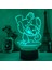 Lilo & Stitch Karikatür 7/16 Renk Yaratıcı 3D Lamba Anime Figürü LED Gece Lambası Dokunmatik Masa Lambası Süsleri Çocuk Oyuncakları Hediyeler (Yurt Dışından) 1