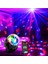 Adet Disko Topu Dj Gece Işıkları Sesle Etkinleştirilen Rgb Döner Sahne Strobe Lambası Ev Odası Doğum Günü Dekoru Düğün Dans Partileri Için (Yurt Dışından) 1