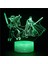Anime Yoda Bebek 3D Lamba LED Illüzyon Gece Lambası Renk Değiştiren Lampara Çocuklar Için Yatak Odası Dekor Gece Lambası Manga Groot Masa Lambası (Yurt Dışından) 1