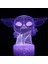 Anime Yoda Bebek 3D Lamba LED Illüzyon Gece Lambası Renk Değiştiren Lampara Çocuklar Için Yatak Odası Dekor Gece Lambası Manga Groot Masa Lambası (Yurt Dışından) 1