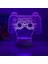 3D LED Oyun Kurulumu Rgb Lamba USB ile Çalışan Oyun Odası Çocuk Lambası Yatak Odası Gece Lambaları LED Masa Lambası Iç Aydınlatma Hediyeler (Yurt Dışından) 1