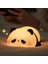 Panda LED Gece Lambası Sevimli Silikon Gece Lambası USB Dokunmatik Gece Lambası Yatak Odası Zamanlama Lambası Dekorasyon Çocuk Hediyesi (Yurt Dışından) 2