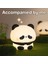 Panda LED Gece Lambası Sevimli Silikon Gece Lambası USB Dokunmatik Gece Lambası Yatak Odası Zamanlama Lambası Dekorasyon Çocuk Hediyesi (Yurt Dışından) 3