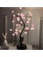 Masa Ağacı Gece Lambası Usb/ Güçlendirilmiş Dokunmatik Anahtar Yapay Bonsai Kiraz Çiçeği Masaüstü Ağacı LED Lamba Işık Dekorasyonu (Yurt Dışından) 2
