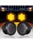 Amber LED Ön Izgara Dönüş Sinyal Lambası Gösterge Sinyal Lambası Jeep Wrangler Jk Jku 2007-2018, Duman Merceği (Yurt Dışından) 2